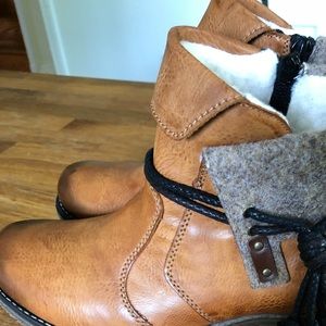 Rieker ‘Fee 93’ Cuffed Shaft Bootie